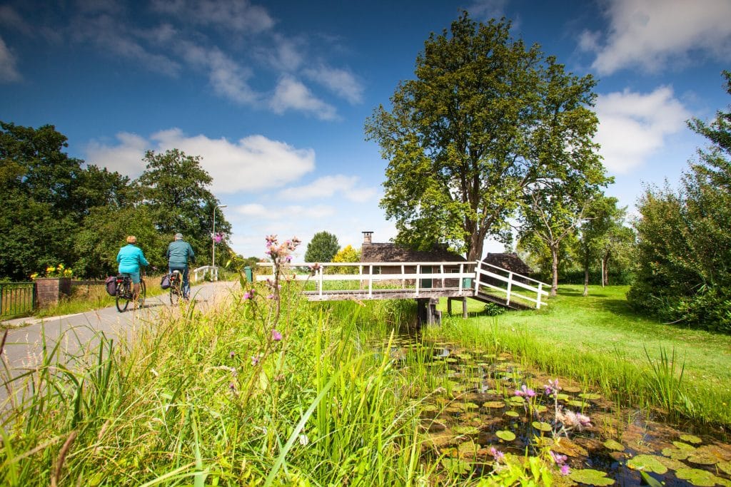 Houseboat Senang fietsen nationaal park