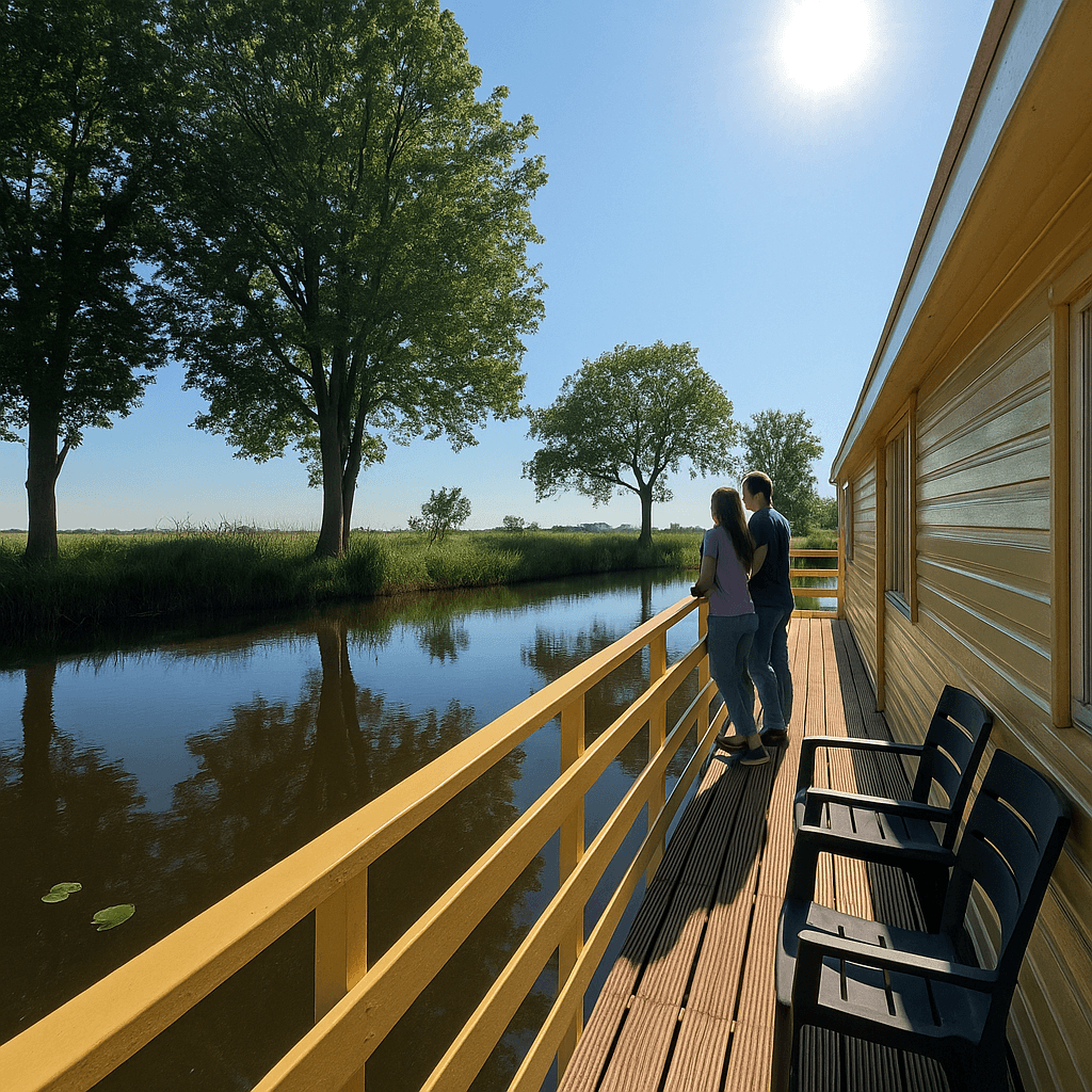 Houseboat Senang mooie omgeving